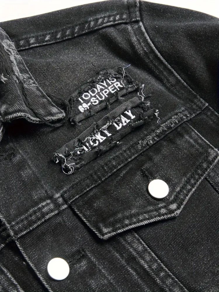 Form-fitting Denim Jacket For Men 2