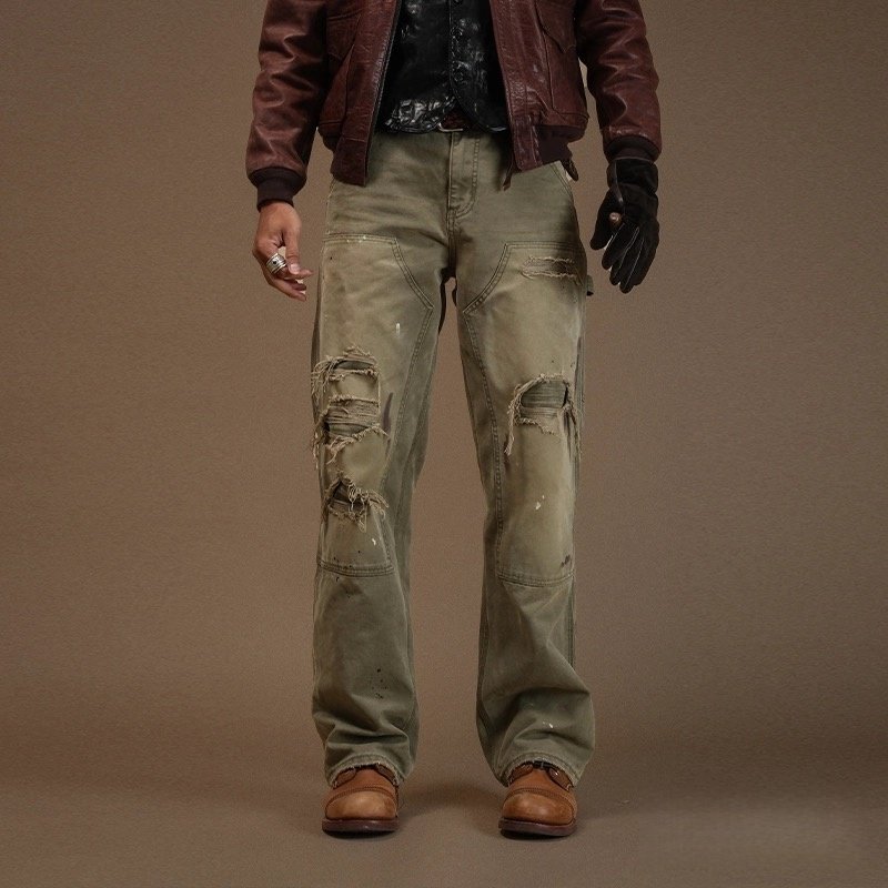Shanxi Stretchy Slim Straight Pants 2